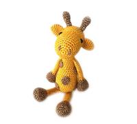 Hardicraft DIY Crochet Kit with Instructions and Material for Giraffe George, 30 cm. Individual Gift