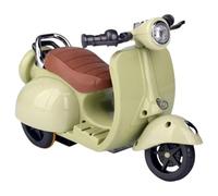 hardinox Scooter Toy with Lights & Music - Interactive Rotating Collectible Desktop Ornament, Perfect for Cute Decor & Collector's Display (Green)