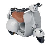 hardinox Scooter Toy with Lights & Music - Interactive Rotating Collectible Desktop Ornament, Perfect for Cute Decor & Collector's Display(Gray)