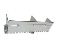 Hardness 201 Stainless Steel Adjustable Notched Trowel for Professional Tiles Adhesive Application and Construction Smooth Border Trowel