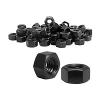 Hardness 8. class Black Oxide Carbon Steel Metric Hex Hexagon Nuts M2 .5 M3 M4 M5 M6 M8 M10 M12 M14 M16 M18 M20 M22 M24 M27(M8 (10pcs))