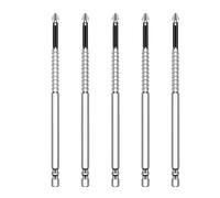Hardness Bit S2 Magnetic 5A Black Non-Slip Cross Head Electric Drill Electric Screwdriver Bit(5PCS 150L)