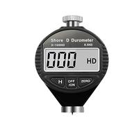 Hardness Tester, Electronic Digital Hardness Tester Portable 0-100HD Hardness Meter Digital Durometer Scale With Large LCD Display(Black Type D)