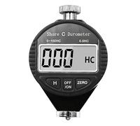 Hardness Tester, Electronic Digital Hardness Tester Portable 0-100HD Hardness Meter Digital Durometer Scale With Large LCD Display(Black Type C)