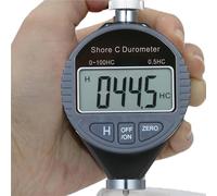 Hardness Tester, Large LCD Display 0-100HD Shore D Hardness Tester Meter Digital Durometer Scale Sclerometer For Rubber Tire Plastic Flooring(LX-D)