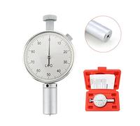Hardness Tester, LX-A/C/D Hardness Tester Dial Indicator Table Tire Plastic Rubber Test Tools Pointer Reading Hardness Tester 0-100HA Dial Models(LX-D)