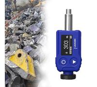 Hardness Tester Meter, High Precision Durometer Kit for Rockwell Testing, Measures HL, HV, HB, HRC, HRB, HRA, HS, Ideal for Manufacturing and Metal Processing