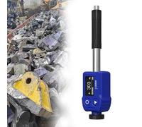 Hardness Tester Meter, High Precision Durometer Kit for Rockwell Testing, Measures HL, HV, HB, HRC, HRB, HRA, HS, Ideal for Manufacturing and Metal Processing