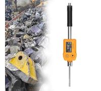 Hardness Tester Meter, High Precision Durometer Kit for Rockwell Testing, Measures HL, HV, HB, HRC, HRB, HRA, HS, Ideal for Manufacturing and Metal Processing