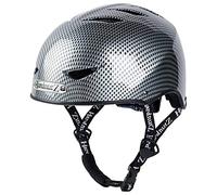 HardnutZ Street Bike Helmet - Black, Medium | Gloss Coated | HN102 | For Adult & Kids | For Urban Cycling, BMX, Skateboard, Scooter or Roller Blade Helmets | Lightweight | EU & UKCA Certified