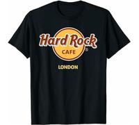 Hards Rock Cafe London Retro T-Shirt Men Black