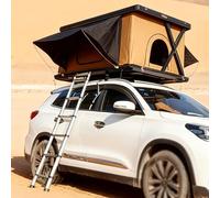 Hardshell Rooftop Tent, Automatic Pop-Up Roof Top Tent, Waterproof 900D Oxford, All Seasons, for Most SUVs, Trucks, Vans(L)