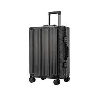 Hardside Luggage with 360° Double Spinner Wheels, Aluminium Frame, TSA Lock, ABS+PC Alloy Shell, Aluminum Rod, Automatic Rebound Handle, Waterproof Suitcase
