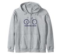 Hardtail Snob Mountain Biking Zip Hoodie