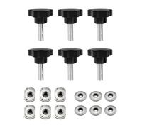 Hardtop Screw Bolt for Jeep Wrangler Hard Top Bolts Hardtop Quick Removal Fastener M8 Screws Replacement for Jeep Wrangler JK JL,Pack of 6
