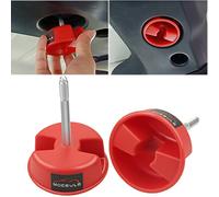 Hardtop Top Hard Panel Mounting Screw Knob 2pcs Compatible with Jeep Wrangler JK 2dr and Unlimited 4dr 2007-2019 (Red)