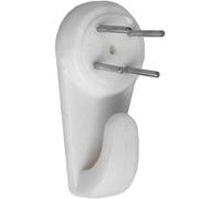 Hardwall Picture Hooks - Large 40mm Off-White - 20 Pack - Ideal For Hanging Pictures & Mirrors On Concrete, Or Plaster Walls