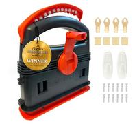 Hardwall Takker® 35-Piece Hanging Tool Kit | Includes Takker, Hangers, Hooks & Drill Bit | for Brick, Concrete, Plaster & Ceramic | Dragons Den Winner | 3 mm Hole | Holds up to 10 kg | DIY Solution