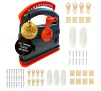 Hardwall Takker® 78-Piece Hanging Tool Kit | Includes Takker, Hangers, Hooks & Drill Bit | for Brick, Concrete, Plaster & Ceramic | Dragons Den Winner | 3 mm Hole | Holds up to 10 kg | DIY Solution
