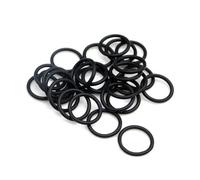 Hardware 10pcs Black NBR O Ring Seal Gaskets Thickness 4mm OD 16mm-100mm Nitrile Rubber O-Ring Waterproof Oil Resistant Sealing Washer Packing Washer(OD 19mm ID 11mm)
