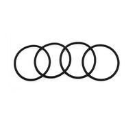 Hardware 10pcs Black O Ring Gasket CS 2mm OD 8mm ~ 80mm NBR Automobile Nitrile Rubber Round Type Corrosion Oil Resistant Sealing Washer Packing(OD 25mm CS 2mm)