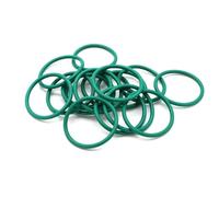 Hardware 10pcs Green FKM Fluorine Rubber O Ring CS 2.4mm OD 8-60mm Insulation Oil Temperature Resistance Sealing Gasket Rings Washer Packing(OD 23mm ID 18.2mm)