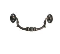 Hardware-352 Furniture Silver Bar Drawer Cabinet Door Alloy Handle Accessories(Antique Brass)