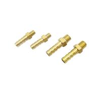 Hardware 5PCS 2.5mm 3mm 4mm 6mm 8mm 10mm OD Hose M3 M4 M5 M6 M8 Metric Male Thread Brass Pipe Fitting Coupler Connector Joint(M12x1.75 to 5PCS) Brass Hose