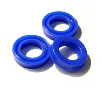 Hardware 5pcs UN Radial Shaft Hydraulic Seal ID 20-30mm Polyurethane Piston Rod PU Single Lip U Cup Oil Seals Packing Washer(20x35x10(5pcs))
