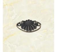 Hardware A-1051 Chinese Antique zinc Alloy Cabinet Door Drawer Wooden Box Qinggu Fu Handle(Antique Brass)