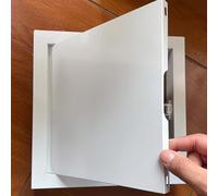 Hardware Access Panel Inspection Door for Drywall, Meter Box Fuse Cover, Aluminum Electricity Service Hatch White Wall Hole(12x20in/30x51cm)