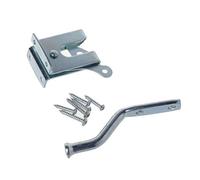 Hardware Accessories Electroplated Steel Hasp for Automatic Door Bolt Lock Self Locking Barn Door Lock Gravity Lever Fence Gate for LAT