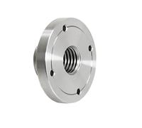 Hardware Accessories Woodworking Lathe Faceplate for 1" X 8TPI Threaded Woodworking Lathe Chuck, 2" 3" 4" 6" Flange Faceplate (Color : 75mm-1Inchx8TPI)