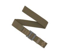 Arcade Belts Hardware Alu Utility Belt - Low-Profile Aluminum Buckle, Heavy Duty Work Belt, Stretch Webbing, Anti-Slip, Coyote, Regular | M/L - Fits up to 40”