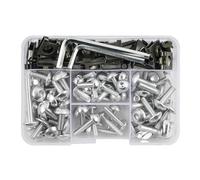 Hardware Bolts 155PCS Motorcycle Fairing Bolt Kit For TMAX T-MAX T MAX 500 560 Screws Mounting Kits Washers Nuts Assortment Motorbike Fairing Replacement Bolt