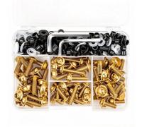 Hardware Bolts 195PCS Motorcycle Fairing Screw Kit For Aprilia RS457 RS660 RSV4 For Tuono 660 2024 2025 Windscreen Bodywork Panel Hardware Motorbike Fairing Replacement Bolt