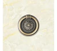 Hardware Chinese Home Improvement Drawer Antique Cabinet Single Hole Cabinet Head Handle 45mm(Antique Brass)