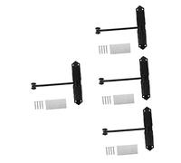Hardware Door Closer, 3pcs Door Closer Garage Spring Automatic for Home Barn Closers Gate Self Closing Hinges(17X3.5CM)