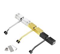 Hardware Door Closer, Automatic Door Closers, Door Closing Device Buffer Silent Adjustable Hardware Spring Closer(Gold)
