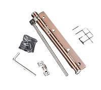 Hardware Door Closer, Closer,Automatic Door Closers, Aluminum Alloy,Spring Closing Device 1pc(Red)