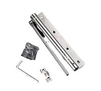 Hardware Door Closer, Closer,Automatic Door Closers, Aluminum Alloy,Spring Closing Device 1pc(Silver)