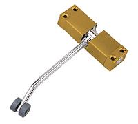 Hardware Door Closer, Door Closer,Automatic Spring Adjustable Close Furniture Hardware Zinc Alloy 1pc(Gold)