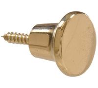 Hardware Essentials 853013 Brass Mini Knobs (5/8") - 2 Pieces