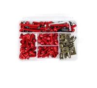 Hardware Fastener Bolts 177pcs Motorcycle Windscreen Fastener Set For For Ninja 400 300 For Z1000SX Bodywork Fairing Bolts Cowling Motorbike Fairing Bolt