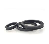 Hardware Fittings 5Pcs ID 30-85mm Black NBR Hydraulic Cylinder Oil Sealing Ring UN/USH/U/Y Type Shaft Hole General Sealing Ring Gasket Seal Washer(80x90x6mm)