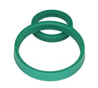 Hardware Fittings 8-250mm Green Polyurethane PU Sealing Hydraulic Cylinder Piston Rod O Ring Gasket Y/U Grooved Minor Double Lip Oil Seal Washer(2Pcs 46x56x10)