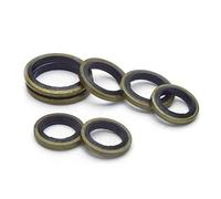 Hardware Fittings M4/5/6/8/10/12/13/14/15/16/17/18mm Metric Bonded NBR Seal Self Centering Sealing Washer Hydraulic Oil Seal Washer(13mm)
