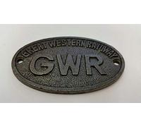 HARDWARE FOR YOU LTD 1 OLD VINTAGE STYLE GWR WALL PLAQUE OR USE AS A KEY RING GREAT WESTERN RAILWAY