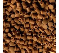 HARDWARE FOR YOU LTD 5MM COVER CAPS KITCHEN CABINET CUPBOARD UNIT DRILL HOLE FURNITURE CAPS (HONEYMAPLE)