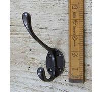 HARDWARE FOR YOU LTD HAT AND COAT HOOK 4 HOLE VICTORIAN STYLE ANTIQUE IRON 5"